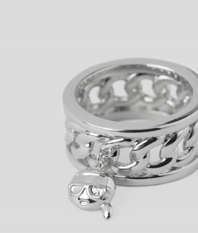 ŠPERK KARL LAGERFELD K/IKONIK CHARM KARL RING - Fotografie č. 4