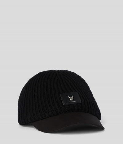 SAPKA KARL LAGERFELD K/IKONIK KNITTED CAP - Kép 2