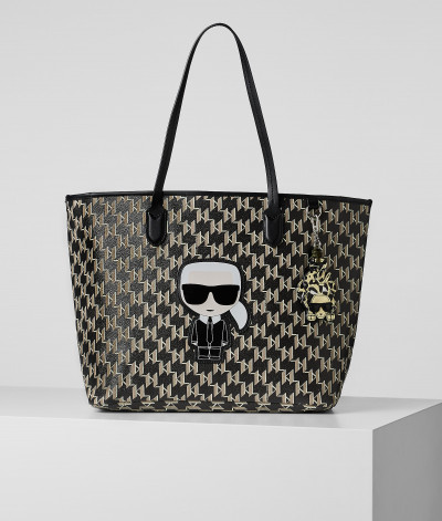 KABELKA KARL LAGERFELD K/IKONIK MONOGRAM TOTE - Fotografia č. 1