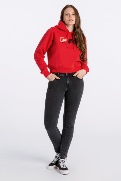 MELEGÍTŐ FELSŐ DIESEL F-REGGY-HOOD-DIV SWEAT-SHIRT - Kép 2