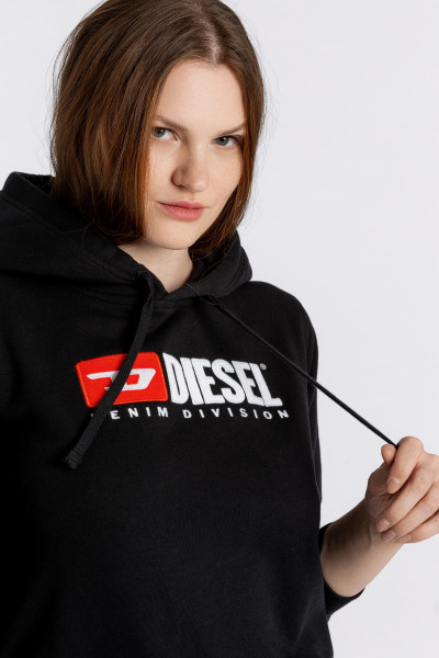 MELEGÍTŐ FELSŐ DIESEL F-REGGY-HOOD-DIV SWEAT-SHIRT - Kép 4