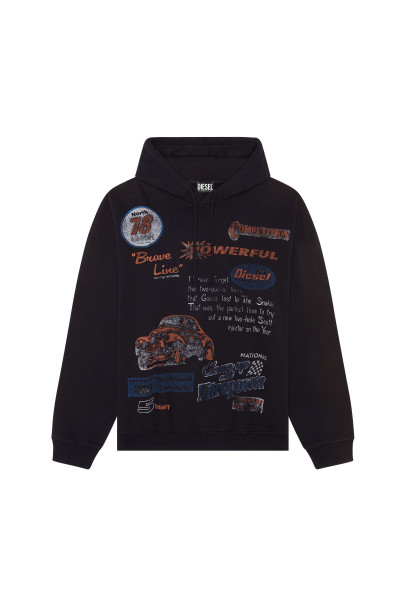 MELEGÍTŐ FELSŐ DIESEL S-UMMER-C5 SWEAT-SHIRT - Kép 5