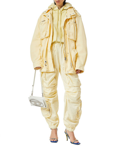 MELEGÍTŐ FELSŐ DIESEL F-REGGY-HOOD-C10 SWEAT-SHIRT - Kép 2