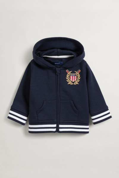 MIKINA GANT D1. ROWING SHIELD HOODIE - Fotografie č. 1