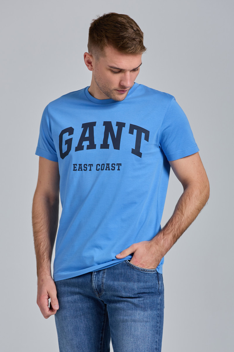 TRIČKO GANT MD. GANT SS TSHIRT pacific blue GANT CZ