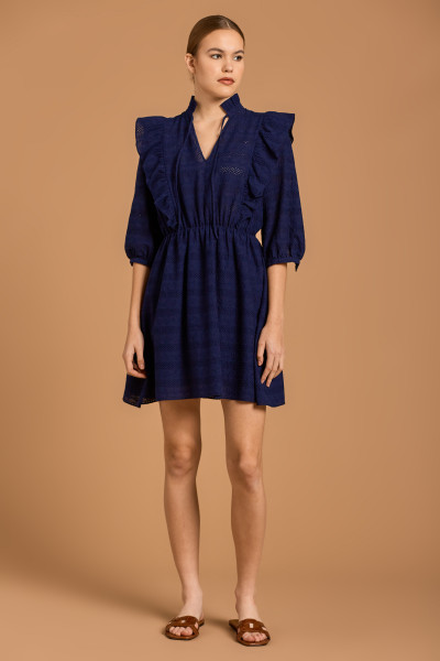 ŠATY GANT D2. BRODERIE ANGLAISE DRESS - Fotografia č. 1