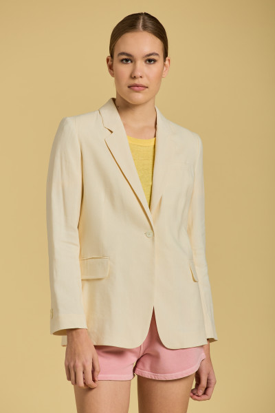 SAKO GANT D2. STRETCH LINEN STRAIGHT BLAZER - Fotografia č. 1