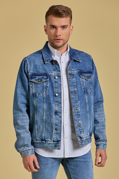 BUNDA GANT D1. DENIM TRUCKER JACKET - Fotografia č. 1