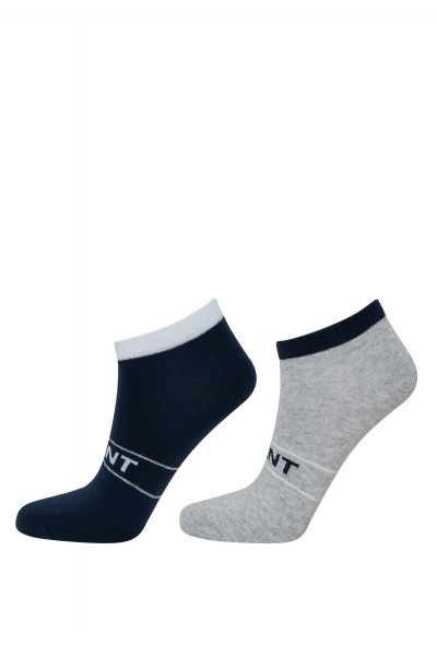 PONOŽKY GANT RETRO ANKLE SOCKS 2-PACK - Fotografia č. 1