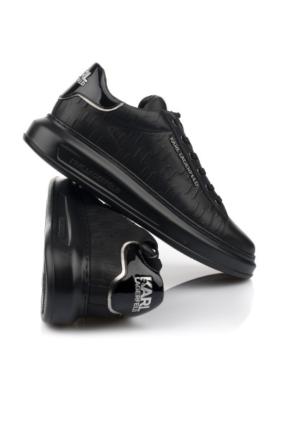SPORTCIPŐ KARL LAGERFELD KAPRI MONOGRAM EMBOSS LO LACE - Kép 3