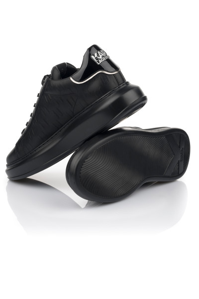 SPORTCIPŐ KARL LAGERFELD KAPRI MONOGRAM EMBOSS LO LACE - Kép 4