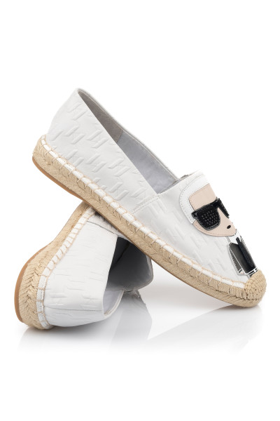 ESPADRILKY KARL LAGERFELD KAMINI IKON EMBOSS SLIP ON - Fotografia č. 1