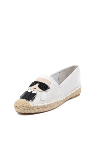 ESPADRILKY KARL LAGERFELD KAMINI IKON EMBOSS SLIP ON - Fotografia č. 6