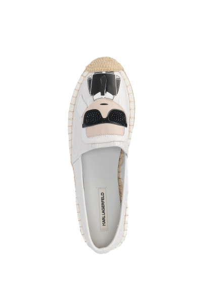 ESPADRILKY KARL LAGERFELD KAMINI IKON EMBOSS SLIP ON - Fotografia č. 7
