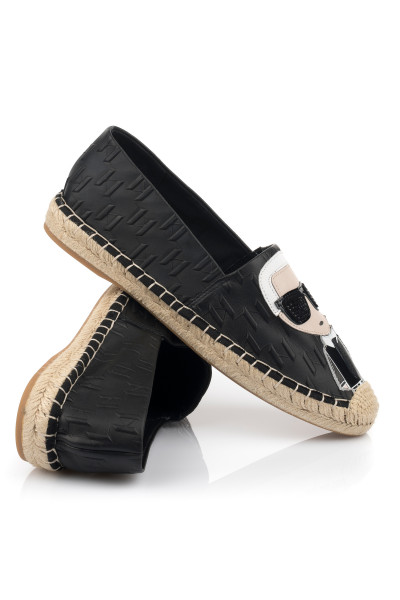 ESPADRILKY KARL LAGERFELD KAMINI IKON EMBOSS SLIP ON - Fotografia č. 1