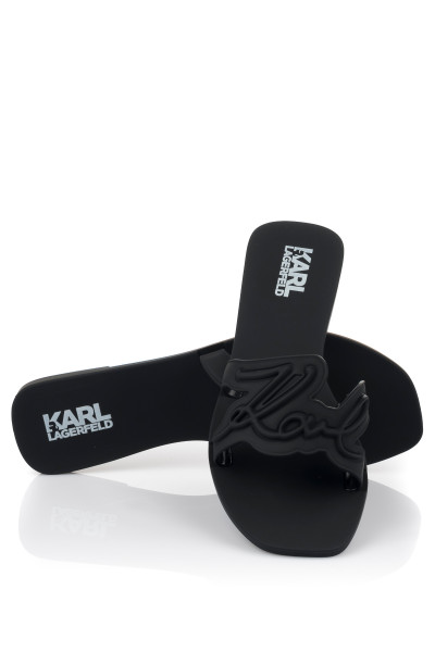 PANTOFLE KARL LAGERFELD JELLY SIGNATURE SLIDE - Fotografie č. 2