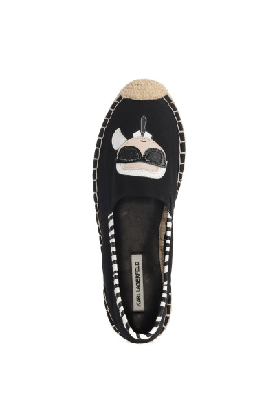 ESPADRILKY KARL LAGERFELD KAMINI KARNIMAL ZEBRA SLIP - Fotografia č. 7
