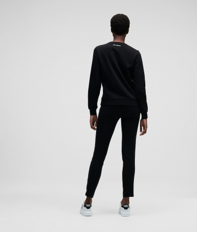 MIKINA KARL LAGERFELD IKONIK MINI KARL RS SWEAT - Fotografie č. 4