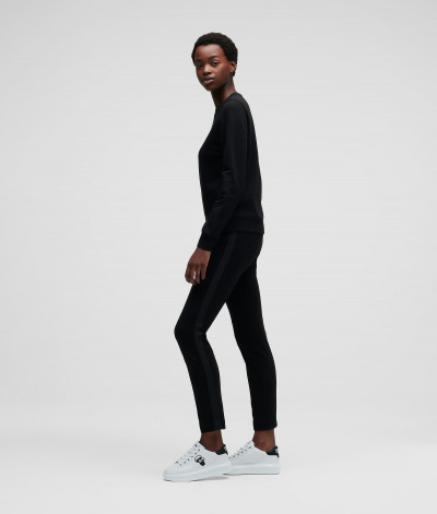 MIKINA KARL LAGERFELD IKONIK MINI KARL RS SWEAT - Fotografie č. 3