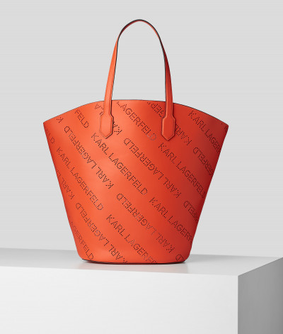KABELKA KARL LAGERFELD K/PUNCHED LOGO XL LARGE TOTE - Fotografie č. 1
