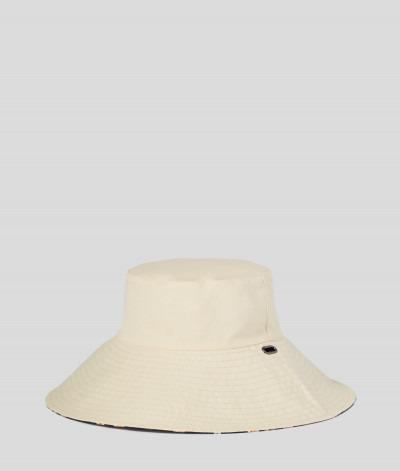KALAP KARL LAGERFELD K/FLORAL LONG BRIM REV HAT - Kép 7