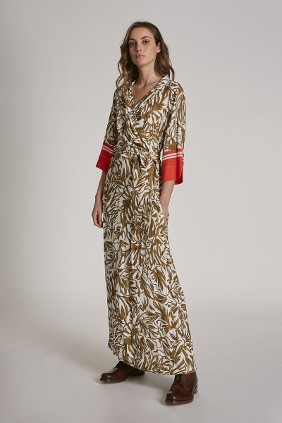 ŠATY LA MARTINA WOMAN LONG DRESS PRINTED VISCO - Fotografie č. 1
