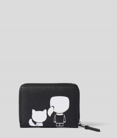 PEŇAŽENKA KARL LAGERFELD K/IKONIK SM FOLDED ZIP WALLET - Fotografia č. 3