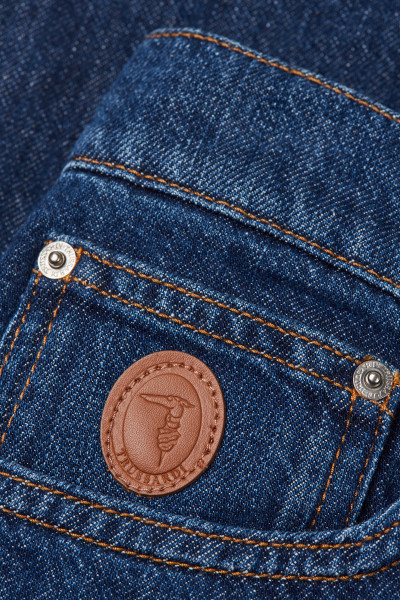DŽÍNSY TRUSSARDI 5 POCKET DENIM 370 CLOSE SLIM TAPERED FIT - Fotografia č. 2
