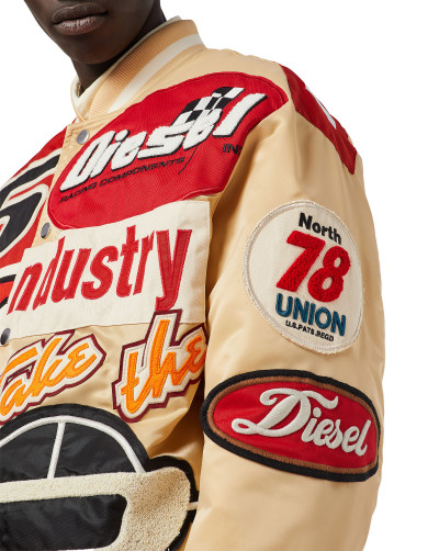 DZSEKI DIESEL J-BULC-PATCH JACKET - Kép 4