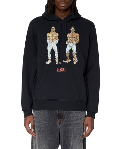 MIKINA DIESEL PR-S-GINN-HOOD-P1 SWEAT-SHIRT - Fotografia č. 2