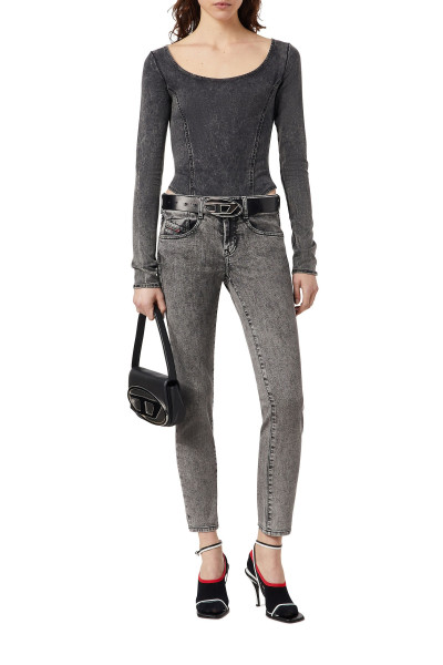 DŽÍNSY DIESEL D-OLLIES-T SWEAT JEANS - Fotografia č. 4