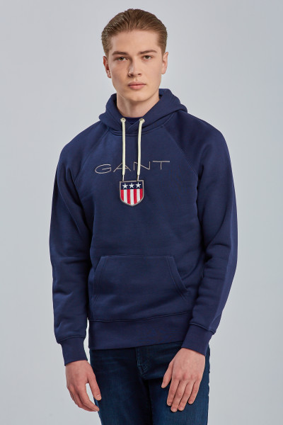 MIKINA GANT SHIELD HOODIE - Fotografie č. 1