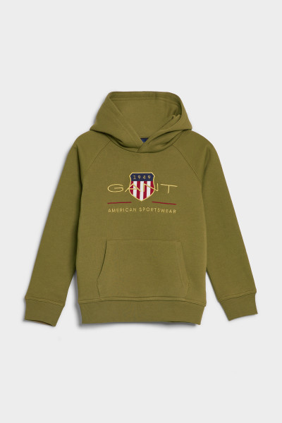 MIKINA GANT ARCHIVE SHIELD HOODIE - Fotografia č. 1