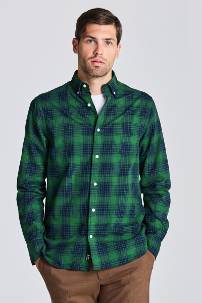 KOŠILE GANT D1. REG UT TWILL CHECK SHIRT - Fotografie č. 1