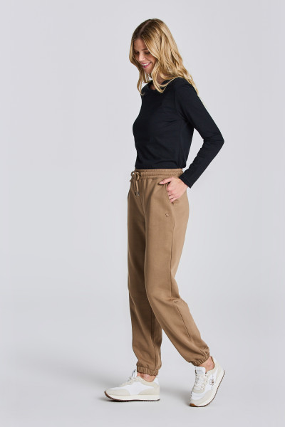 TEPLÁKY GANT REL ICON G ESSENTIAL PANTS - Fotografie č. 1