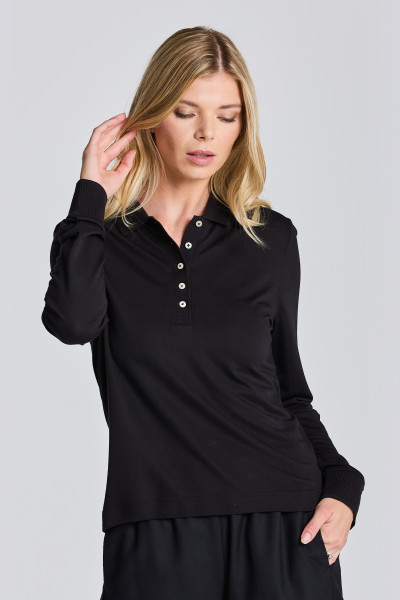 POLOKOŠILE GANT D1. DETAIL COLLAR LS POLO PIQUE - Fotografie č. 1