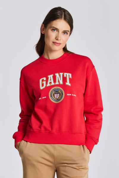 MIKINA GANT D1. CREST SHIELD C-NECK SWEAT - Fotografia č. 1