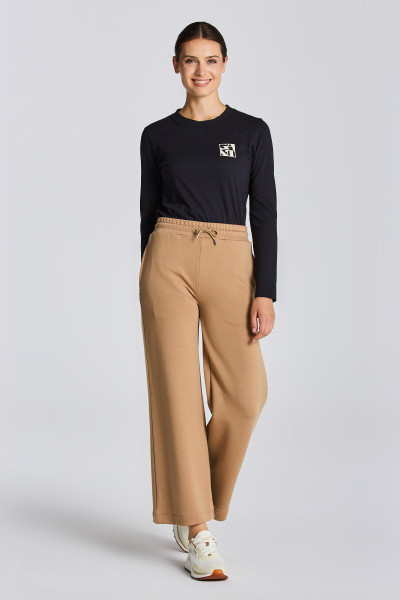 TEPLÁKY GANT D1. FLARED SWEAT PANTS - Fotografia č. 1