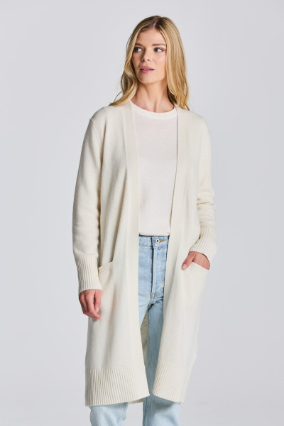 SVETR GANT D2. LONG WOOL CARDIGAN - Fotografie č. 1