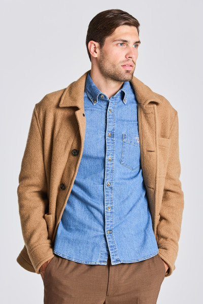ZAKÓ GANT D1. SHORT WOOL JACKET - Kép 1