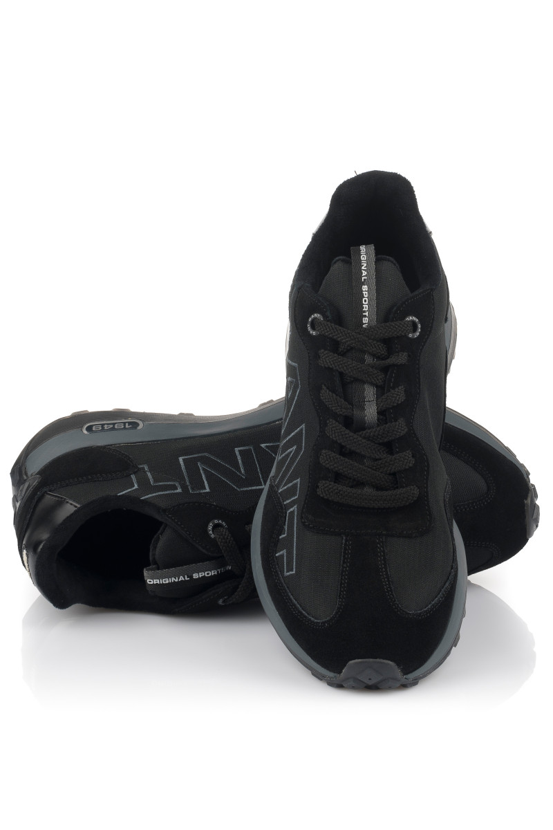 GANT Ketoon Scarpe Da Ginnastica Uomo, Pelle, Suola In Gomma, Chiusura Con Lacci, Colore Blu