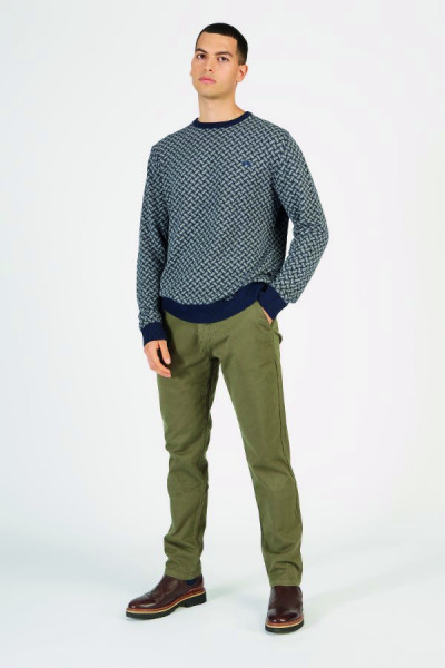 SVETR LA MARTINA MAN TRICOT CREW NECK VISCOSE/M - Fotografie č. 2