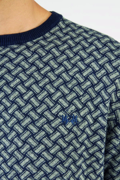 SVETR LA MARTINA MAN TRICOT CREW NECK VISCOSE/M - Fotografie č. 4
