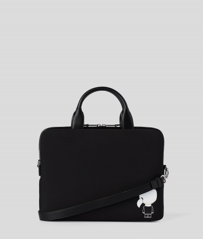 TAŠKA NA NOTEBOOK KARL LAGERFELD K/IKONIK LAPTOP SLEEVE W STRAP - Fotografie č. 2