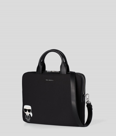 TAŠKA NA NOTEBOOK KARL LAGERFELD K/IKONIK LAPTOP SLEEVE W STRAP - Fotografie č. 3