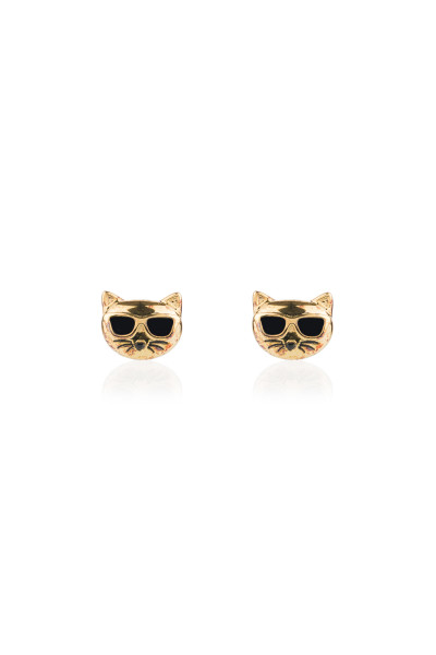 ŠPERKY KARL LAGERFELD K/IKONIK CHOUP STUD EARRINGS - Fotografie č. 2