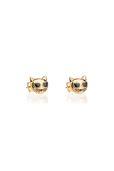 ŠPERKY KARL LAGERFELD K/IKONIK CHOUP STUD EARRINGS - Fotografie č. 1