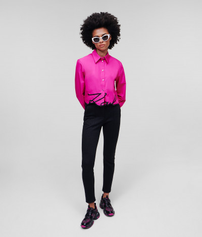 NOHAVICE KARL LAGERFELD PREMIUM PUNTO PANTS - Fotografia č. 4
