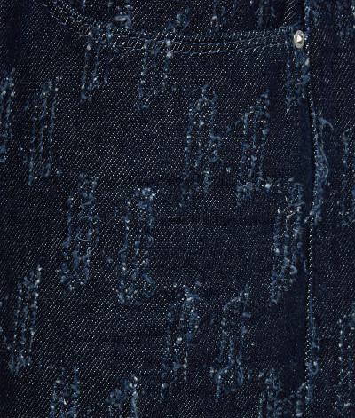 DŽÍNY KARL LAGERFELD KL PUNCHED GF DENIM PANTS - Fotografie č. 6