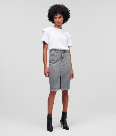 SUKŇA KARL LAGERFELD K/SPARKLE DENIM SKIRT - Fotografia č. 1
